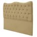 Cabeceira Casal  140cm Dunas Veludo Bege - Montanaris Decor