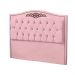 Cabeceira Casal King 195cm Decorativa Maitê Veludo Rosa - Montanaris Decor