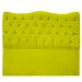 Cabeceira Casal Queen 160cm Dunas Veludo Amarelo - Montanaris Decor