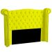 Cabeceira Solteiro 100cm Decorativa Ayla Veludo Amarelo - Montanaris Decor