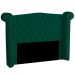 Cabeceira Solteiro 100cm Decorativa Ayla Veludo Verde - Montanaris Decor