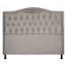 Cabeceira Solteiro 90cm Decorativa Maitê Veludo Bege - Montanaris Decor