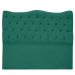 Cabeceira Solteiro 90cm Dunas Veludo Verde - Montanaris Decor