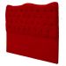 Cabeceira Solteiro 90cm Dunas Veludo Vermelho - Montanaris Decor