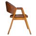 Cadeira Decorativa Antonela Courino Marrom Cleverland - Montanaris Decor