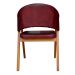 Cadeira Decorativa Antonela Courino Vermelho Modena - Montanaris Decor