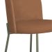 Cadeira Decorativa Elegance Base Titanium Linho Avelã - Montanaris Decor