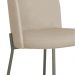 Cadeira Decorativa Elegance Base Titanium Linho Bege - Montanaris Decor