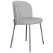 Cadeira Decorativa Elegance Base Titanium Linho Cinza - Montanaris Decor