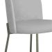 Cadeira Decorativa Elegance Base Titanium Linho Cinza - Montanaris Decor