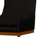 Cadeira Decorativa Valentina Base Bronze Veludo Preto - Montanaris Decor