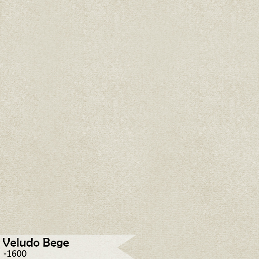 Cadeira de Jantar Estofada Lille Base Gold Veludo Bege - Montanaris Decor