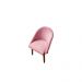 Cadeira jantar Meia Lua Veludo Rosa - Montanaris Decor