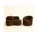 Conjunto 01 Poltrona + Sofá Curvo Orgânico Nature Gaia Suede Marrom  - Montanaris Decor