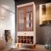 Conjunto Sala de Jantar Cristaleira Liz com Buffet Melanie Off White/Nature - Montanaris Decor