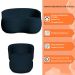 Conjunto Sofá Namoradeira com Poltrona Lara Veludo Azul Marinho/PU Preto - Montanaris Decor