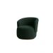 Conjunto de Poltrona + Namoradeira Decorativa Sala Estar Orgânica Beatriz Boucle Verde - Montanaris Decor