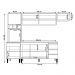 Cozinha Completa Compacta 280cm Madrid Castanho - Montanaris Decor