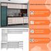 Cozinha Completa Compacta 280cm Madrid Castanho - Montanaris Decor