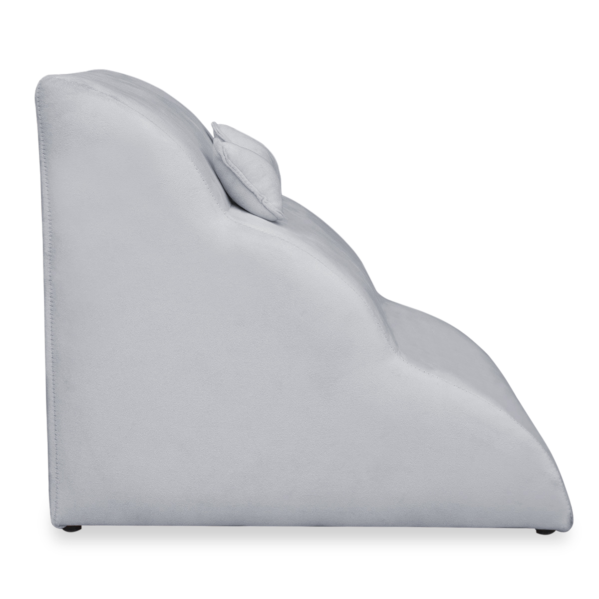 Escada Rampa Pet Nuvem Para Cachorro e Gato + Brinde Suede Cinza - Montanaris Decor
