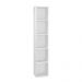 Estante Para Livros com 4 Prateleiras 33cm Julia Branco - Montanaris Decor