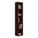 Estante Para Livros com 4 Prateleiras 33cm Julia Castanho - Montanaris Decor