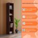 Estante Para Livros com 4 Prateleiras 33cm Julia Castanho - Montanaris Decor
