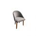 Kit 02 Cadeiras jantar Meia Lua Veludo Cinza - Montanaris Decor