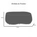 Kit 02 Poltronas  e 01 Puff Decorativo Beatriz Veludo Bege/PU Marrom - Montanaris Decor