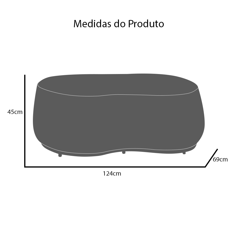 Kit 02 Poltronas  e 01 Puff Decorativo Beatriz Veludo Bege/PU Marrom - Montanaris Decor