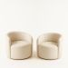 Kit 02 Poltronas Curva Orgânica Nature Gaia Boucle Bege  - Montanaris Decor
