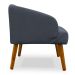 Kit 02 Poltronas Decorativa Virgínia Veludo Cinza - Montanaris Decor