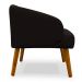 Kit 02 Poltronas Decorativa Virgínia Veludo Marrom - Montanaris Decor