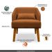 Kit 02 Poltronas Decorativa Virgínia Veludo Terracota - Montanaris Decor