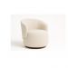 Kit 02 Poltronas Orgânica Decorativa Beatriz Boucle Bege - Montanaris Decor