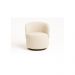 Kit 02 Poltronas Orgânica Decorativa Beatriz Boucle Bege - Montanaris Decor
