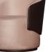 Kit 02 Poltronas Orgânica Decorativa Beatriz Veludo Rosa/PU Marrom - Montanaris Decor