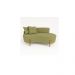 Kit 02 Sofá Orgânico 2 Lugares C/2 Almofadas Curvo Sala Recepção Boucle Verde - Montanaris Decor