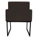 Kit 2 Poltronas Decorativa Base De Ferro Preto Veludo Marrom - Montanaris Decor