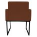 Kit 2 Poltronas Decorativa Base De Ferro Preto Veludo Terracota - Montanaris Decor
