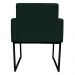 Kit 2 Poltronas Decorativa Base De Ferro Preto Veludo Verde - Montanaris Decor