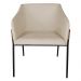 Kit 2 Poltronas Decorativa Paris para Sala de Estar Bouclé Bege - Montanaris Decor