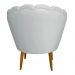 Kit 2 Poltronas Decorativa Sala de Estar Pétala Veludo Cinza - Montanaris Decor