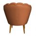 Kit 2 Poltronas Decorativa Sala de Estar Pétala Veludo Terracota - Montanaris Decor