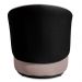 Kit 2 Poltronas Orgânica Decorativa Lara Veludo Rosê/PU Preto - Montanaris Decor