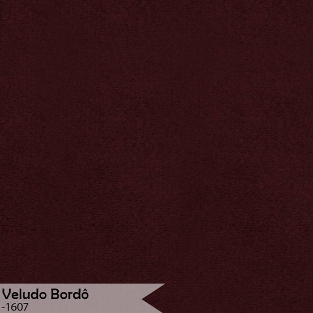 Kit 3 Poltronas Decorativa Luana Base Bronze Veludo Bordô - Montanaris Decor