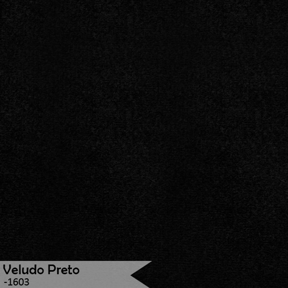 Kit 3 Poltronas Decorativa Luana Base Bronze Veludo Preto - Montanaris Decor