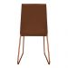 Kit 4 Cadeiras de Jantar Estofada Lille Base Bronze Veludo Terracota - Montanaris Decor