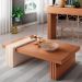 Kit Aparador e Mesa De Centro Mary Nature/Off White - Montanaris Decor