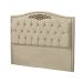 Kit Cabeceira e Calçadeira Baú Maitê Casal 140cm Veludo Bege - Montanaris Decor